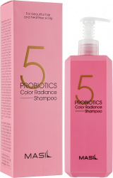 Шампунь с пробиотиками для защиты цвета MASIL 5 Probiotics Color Radiance Shampoo 500 мл
