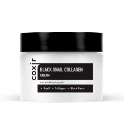 Антивозрастной питательный крем с муцином черной улитки и коллагеном COXIR Black Snail Collagen Cream