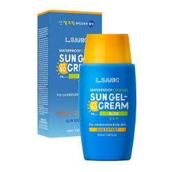 Солнцезащитный матирующий гель-крем с экстрактом алоэ L.Sanic Sun Expert Aloe Waterproof Cooling Sun Gel-Cream SPF 50/PA++++