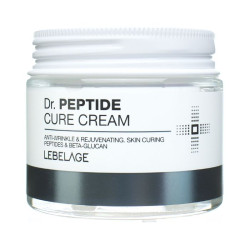 Антивозрастной омолаживающий крем для лица с пептидами LEBELAGE Dr. Peptide Cure Cream