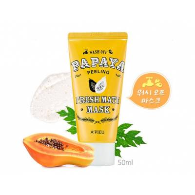 Пилинг-скатка для лица с папайей A'PIEU Fresh Mate Papaya peel