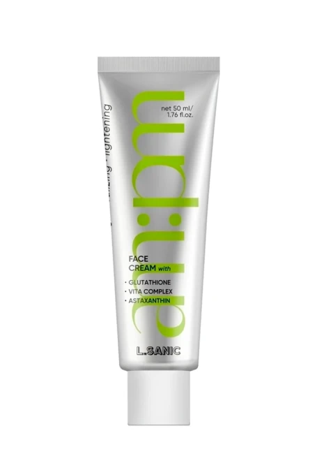 Осветляющий крем для лица с витаминами L.Sanic «Am:Pm» Glutathione And Vita Complex Skin Tone Lightening Cream - фото