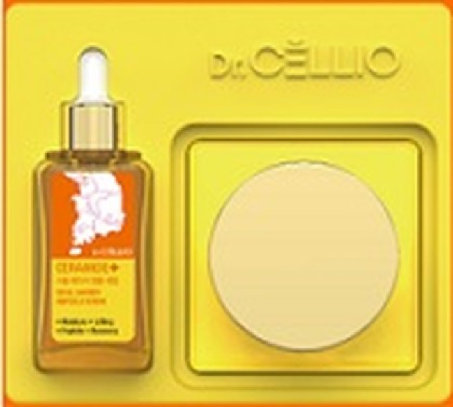 Набор для лица с керамидами DR.CELLIO plus SEOUL CERAMIDE BARRIER cream+ampoule serum - фото