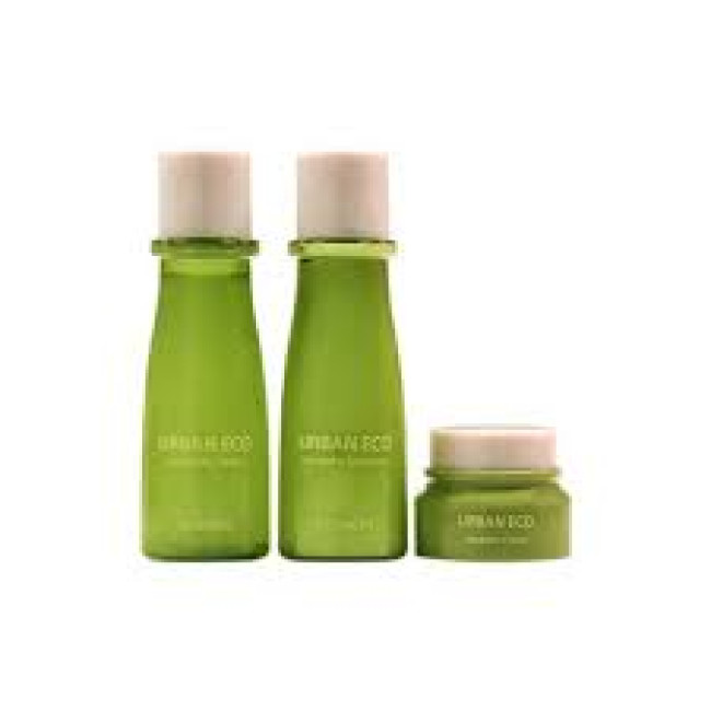 Набор миниатюр с экстрактом новозеландского льна THE SAEM Urban Eco Harakeke Mini 3 Set - фото