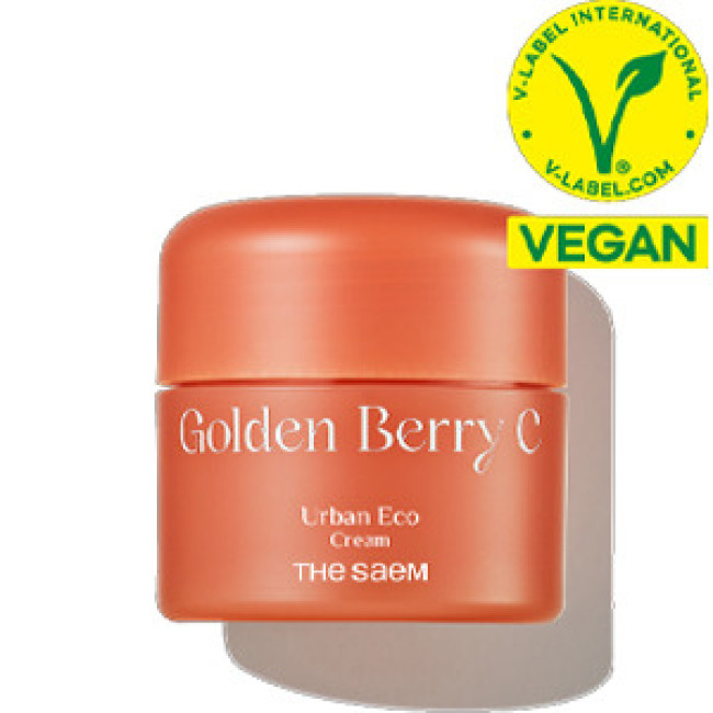 Осветляющий крем от морщин и пигментации THE SAEM Urban Eco Golden Berry C Cream - фото