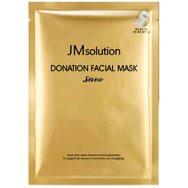 Укрепляющая тканевая маска с пептидами JMsolution Donation Facial Mask Save - фото