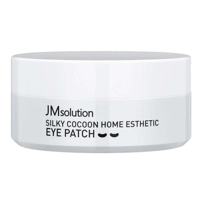 Гидрогелевые патчи с протеинами шёлка JMsolution Silky Cocoon Home Esthetic Eye Patch - фото