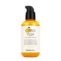 Сыворотка для лица с экстрактом юдзу освежающая FarmStay Citrus Yuja Vitalizing Serum - фото