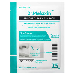 Тканевая маска с биоспикулами Dr.Melaxin BP Pore Clear Facial Mask Pack - фото