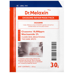 Тканевая маска восстанавливающая с экзосомами Dr.Melaxin Exosome Repair Facial Mask - фото