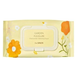  Салфетки очищающие с экстрактом ромашки The Saem Garden Pleasure Chamomile Cleansing Tissue - фото