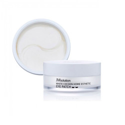 Гидрогелевые патчи с протеинами шёлка JMsolution Silky Cocoon Home Esthetic Eye Patch - фото