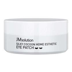 Гидрогелевые патчи с протеинами шёлка JMsolution Silky Cocoon Home Esthetic Eye Patch - фото